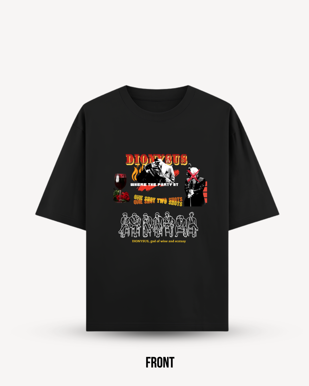 Dionysus OT7 Oversized T-Shirt | BTS Inspired Army Merch