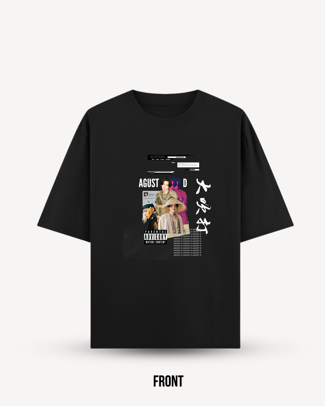 Agust D Oversized T-Shirt | BTS Inspired Army Merch