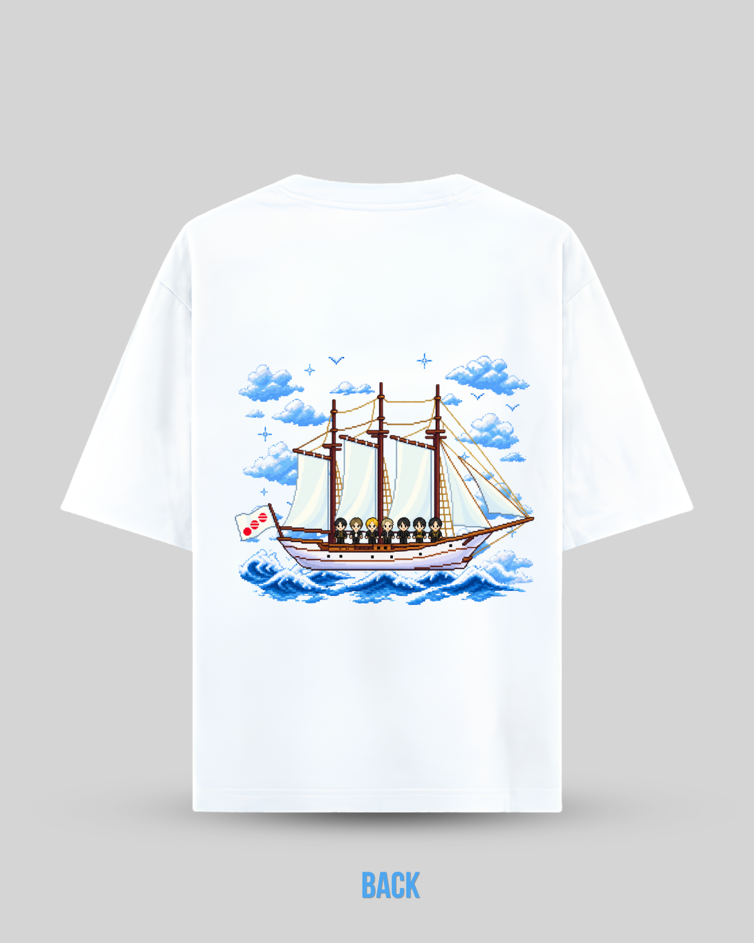 SWIM BTS Chibi Oversized T-Shirt | BTS Inspired Army Merch