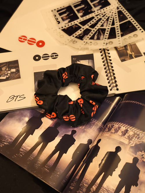 Arirang ONE Black Scrunchie | BTS Inspired Army Merch