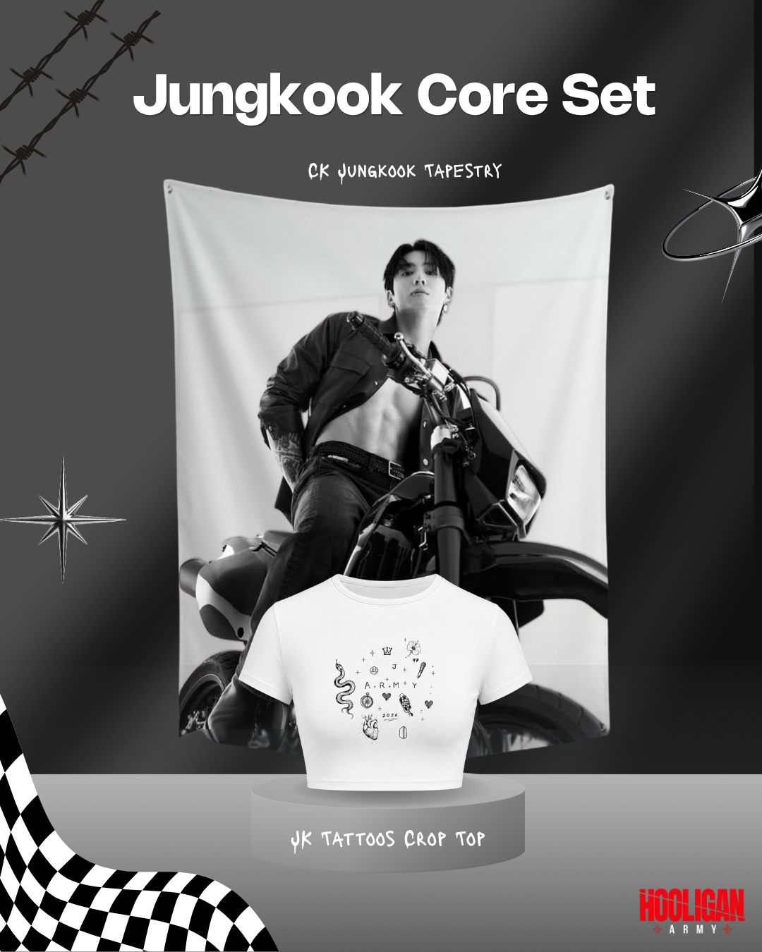 Jungkook Core Set | BTS Inspired Army Merch